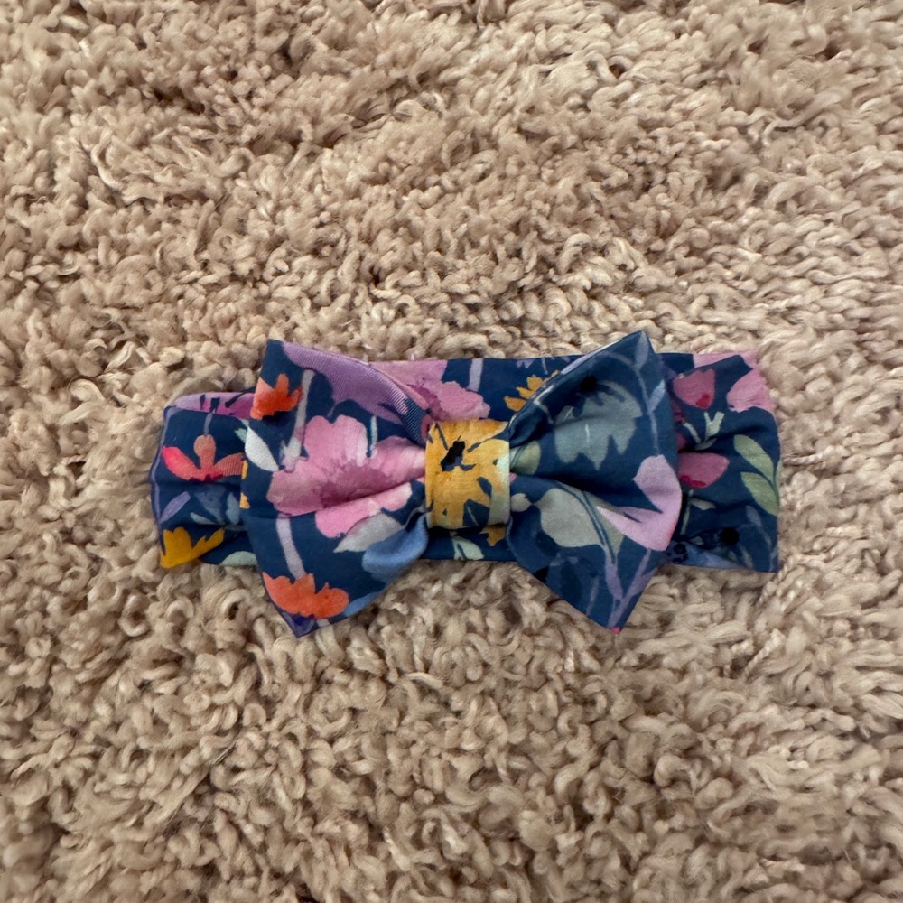 Little Sleepies Luxe Bow floral